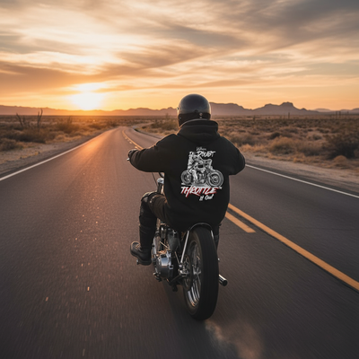 Throttle it Out Rider Oversized Hoodie