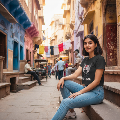 "Meowie" Crop tshirt